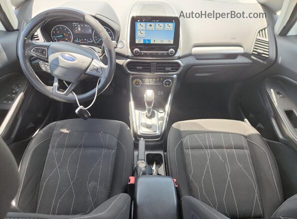 MAJ3P1TE9JC209233 2018 FORD ECOSPORT White Вид панелі приладів