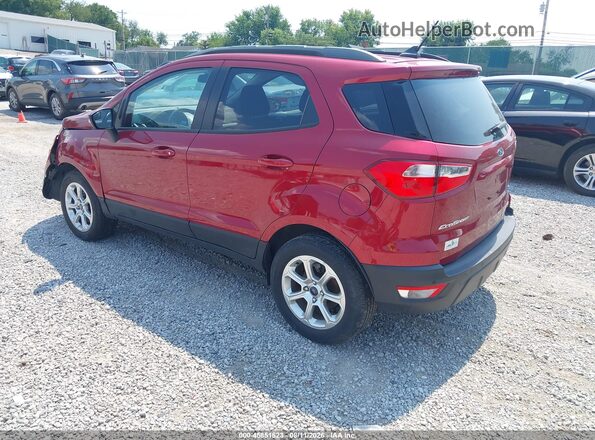 MAJ3P1TEXJC222766 2018 FORD ECOSPORT Красный Задняя левая четверть