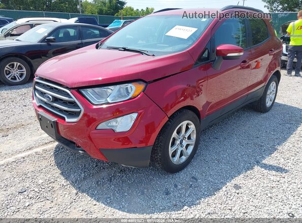 MAJ3P1TEXJC222766 2018 FORD ECOSPORT Красный Вид спереди