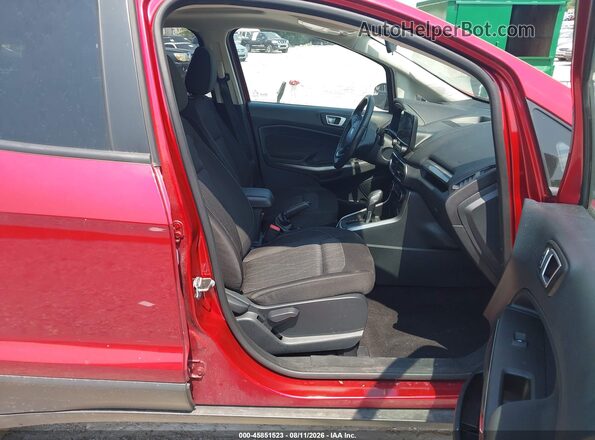 MAJ3P1TEXJC222766 2018 FORD ECOSPORT Красный Вид салона спереди