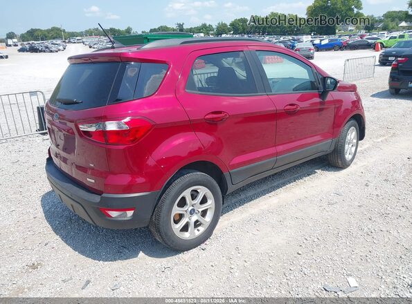 MAJ3P1TEXJC222766 2018 FORD ECOSPORT Красный Задняя правая четверть