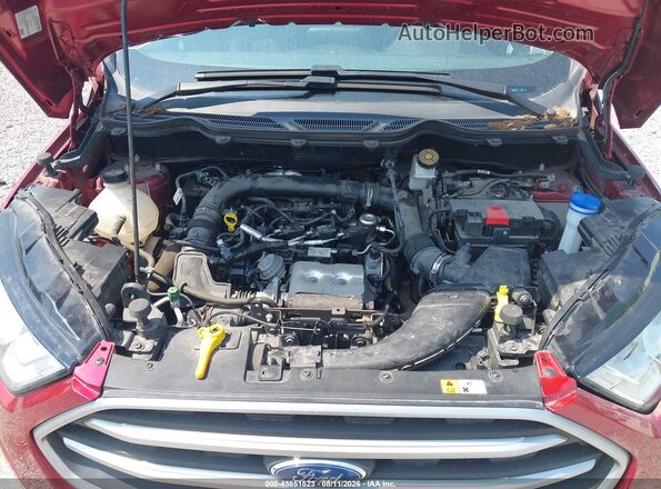 MAJ3P1TEXJC222766 2018 FORD ECOSPORT Красный Вид сзади