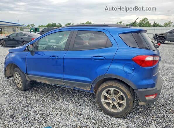 MAJ3P1TEXJC243861 2018 FORD ECOSPORT Blue Tył lewy