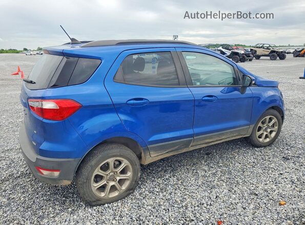 MAJ3P1TEXJC243861 2018 FORD ECOSPORT Blue Tył prawy