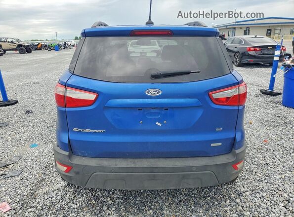 MAJ3P1TEXJC243861 2018 FORD ECOSPORT Blue Widok z tyłu