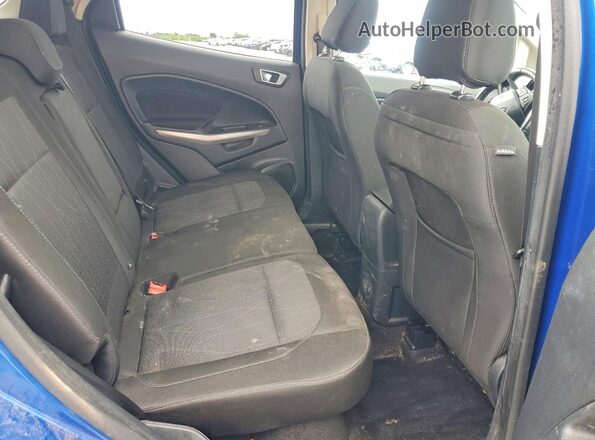 MAJ3P1TEXJC243861 2018 FORD ECOSPORT Blue Widok wnętrza z tyłu