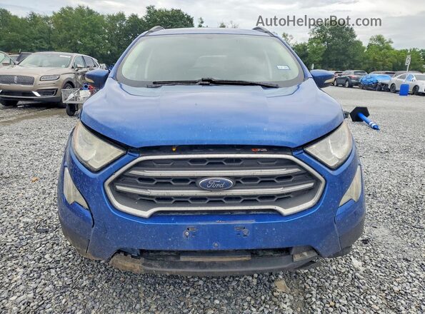 MAJ3P1TEXJC243861 2018 FORD ECOSPORT Blue Widok z przodu