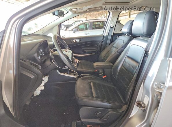 MAJ3P1VE3JC211797 2018 FORD ECOSPORT Silver Front interior view
