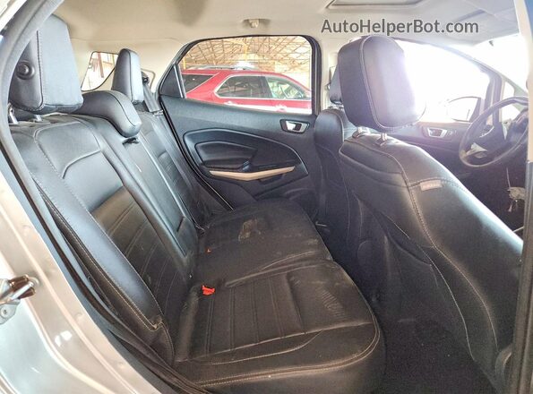 MAJ3P1VE3JC211797 2018 FORD ECOSPORT Silver Rear seats view