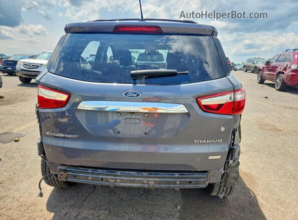 MAJ3P1VE6JC191190 2018 FORD ECOSPORT Gray Widok z tyłu