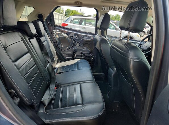 MAJ3P1VE6JC191190 2018 FORD ECOSPORT Gray Widok wnętrza z tyłu