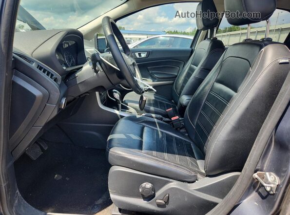 MAJ3P1VE6JC191190 2018 FORD ECOSPORT Gray Widok wnętrza z przodu