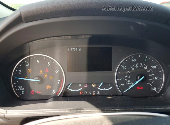 MAJ3P1VE6JC201037 2018 FORD ECOSPORT Silver Вид щитка приладів