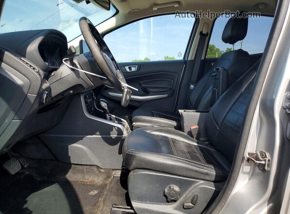 MAJ3P1VE6JC201037 2018 FORD ECOSPORT Silver Вид салону спереду