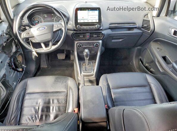 MAJ3P1VE6JC201037 2018 FORD ECOSPORT Silver Вид панелі приладів