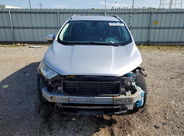 MAJ3P1VE6JC201037 2018 FORD ECOSPORT Silver Вид спереду