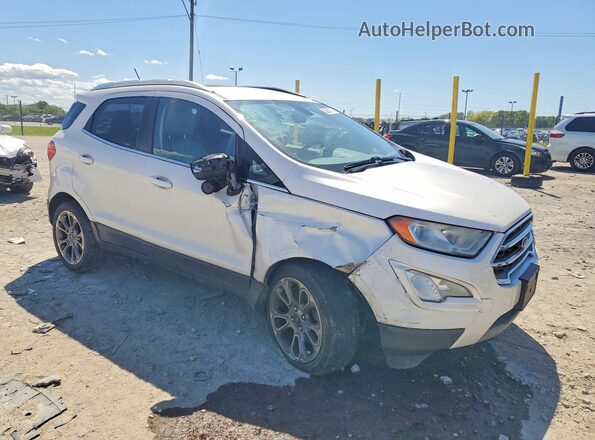 MAJ3P1VE8JC164170 2018 FORD ECOSPORT White წინა მარჯვენა