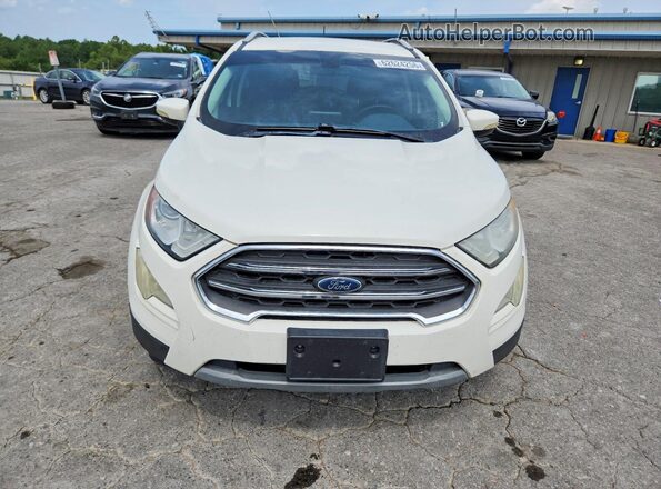 MAJ3P1VE8JC205929 2018 FORD ECOSPORT White Դիմացի տեսք