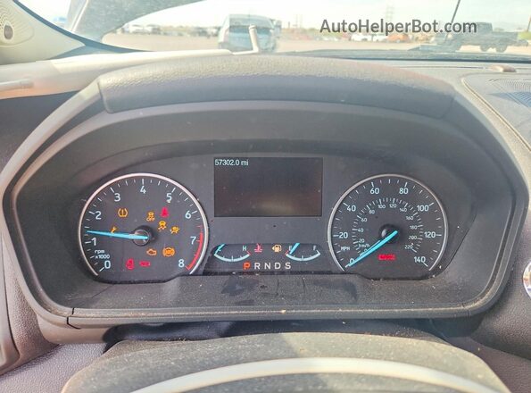 MAJ3P1VE9JC181754 2018 FORD ECOSPORT Black ხელსაწყოთა პანელის ხედი