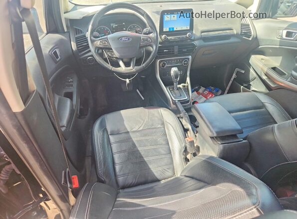 MAJ3P1VE9JC181754 2018 FORD ECOSPORT Black წინა პანელის ხედი
