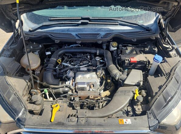 MAJ3P1VE9JC181754 2018 FORD ECOSPORT Black ძრავის განყოფილების ხედი