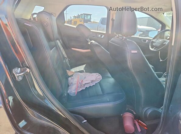 MAJ3P1VE9JC181754 2018 FORD ECOSPORT Black უკანა სალონის ხედი