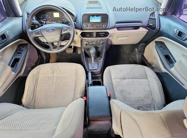 MAJ3S2FE1MC445296 2021 FORD ECOSPORT Gray Вид панелі приладів