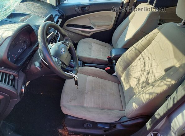 MAJ3S2FE3KC266044 2019 FORD ECOSPORT Silver Вид салону спереду