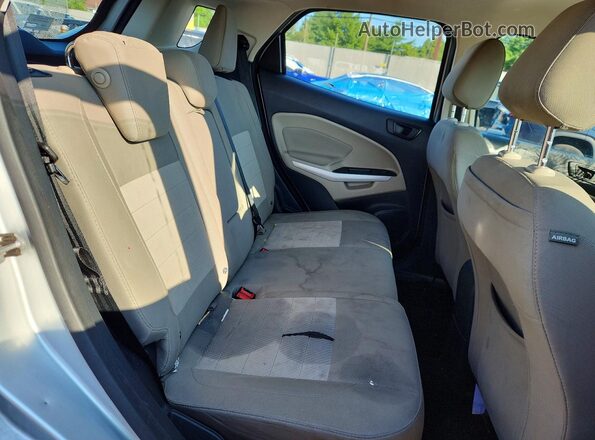 MAJ3S2FE3KC266044 2019 FORD ECOSPORT Silver Вид задньої частини салону