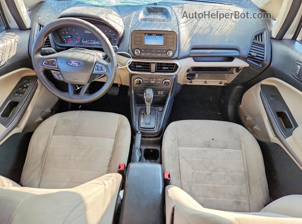 MAJ3S2FE3KC266044 2019 FORD ECOSPORT Silver Вид панелі приладів
