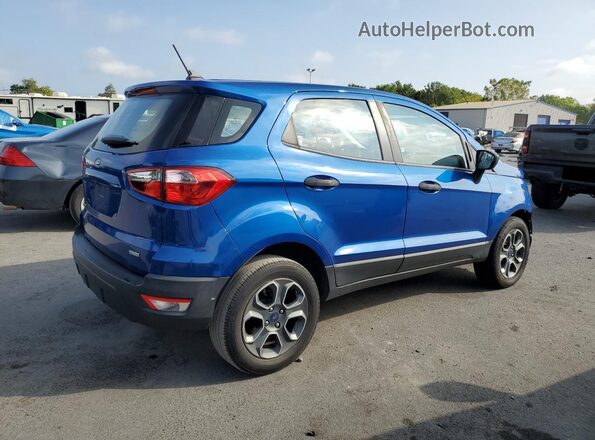 MAJ3S2FE5LC341599 2020 FORD ECOSPORT Blue Rear right