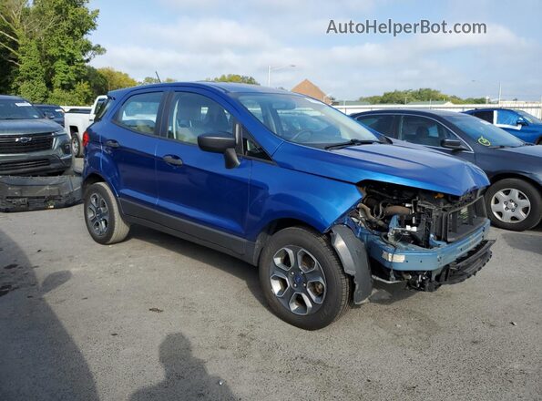 MAJ3S2FE5LC341599 2020 FORD ECOSPORT Blue Front right