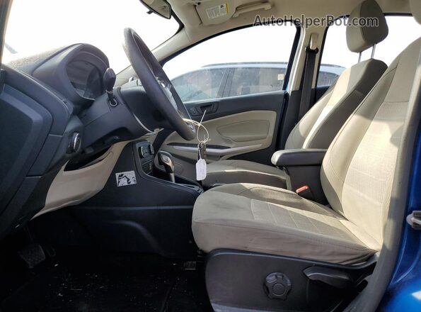 MAJ3S2FE5LC341599 2020 FORD ECOSPORT Blue Front interior view