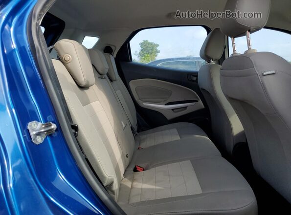 MAJ3S2FE5LC341599 2020 FORD ECOSPORT Blue Rear seats view