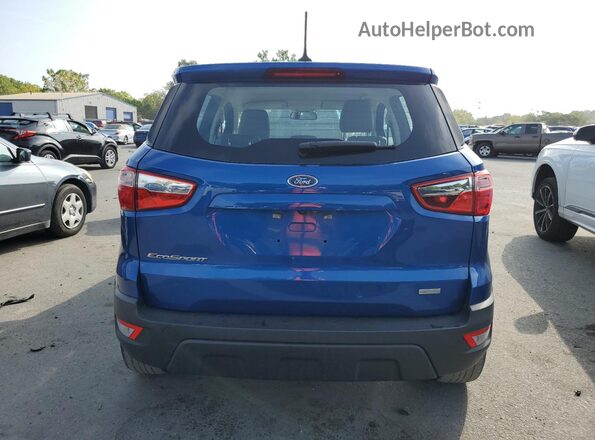 MAJ3S2FE5LC341599 2020 FORD ECOSPORT Blue Rear view