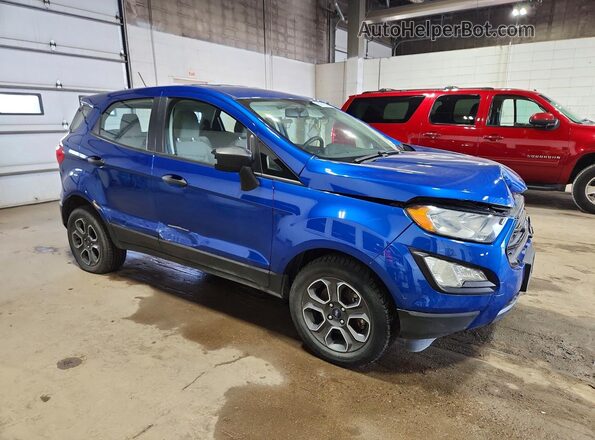 MAJ3S2FE5LC384873 2020 FORD ECOSPORT Blue Front right