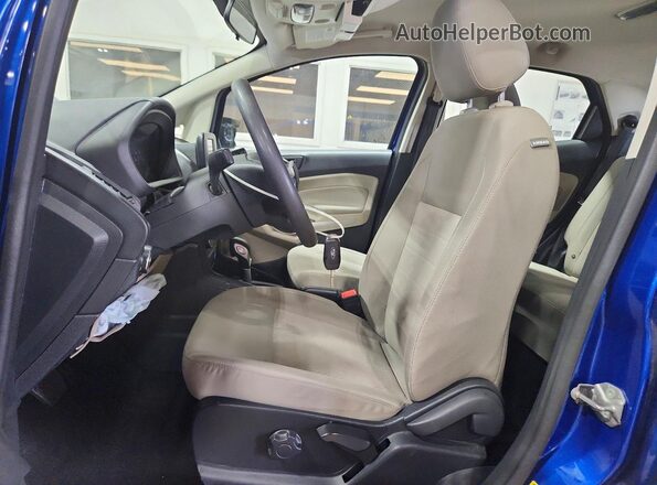 MAJ3S2FE5LC384873 2020 FORD ECOSPORT Blue Front interior view