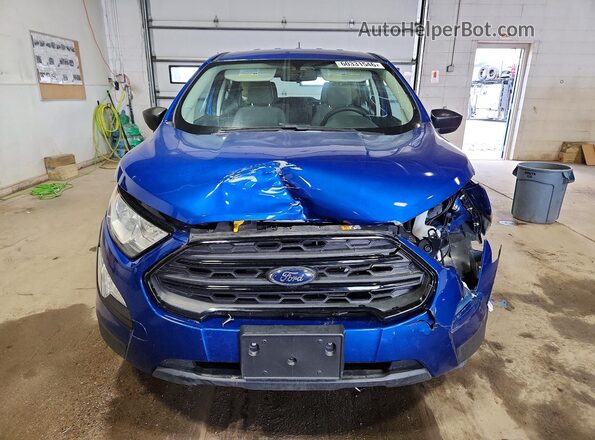 MAJ3S2FE5LC384873 2020 FORD ECOSPORT Blue Front view