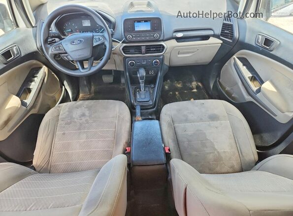 MAJ3S2FE6KC282884 2019 FORD ECOSPORT Silver Widok deski rozdzielczej