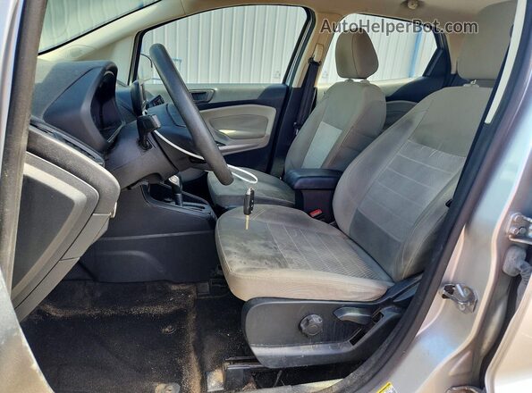 MAJ3S2FE6KC282884 2019 FORD ECOSPORT Silver Widok wnętrza z przodu