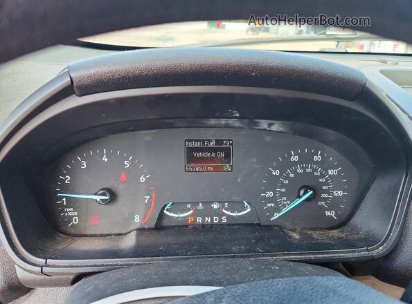 MAJ3S2FE6KC282884 2019 FORD ECOSPORT Silver Widok zestawu wskaźników