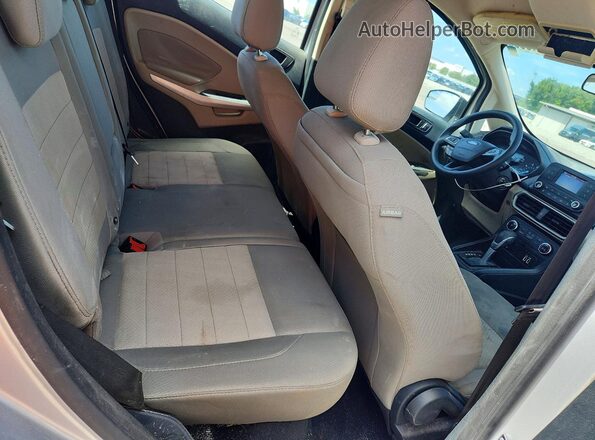 MAJ3S2FE6KC282884 2019 FORD ECOSPORT Silver Widok wnętrza z tyłu