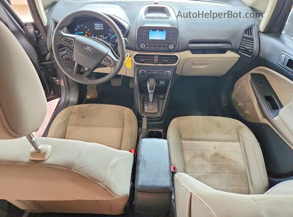 MAJ3S2FE7LC370960 2020 FORD ECOSPORT Gray Вид панелі приладів