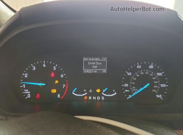 MAJ3S2FE7LC370960 2020 FORD ECOSPORT Gray Вид щитка приладів