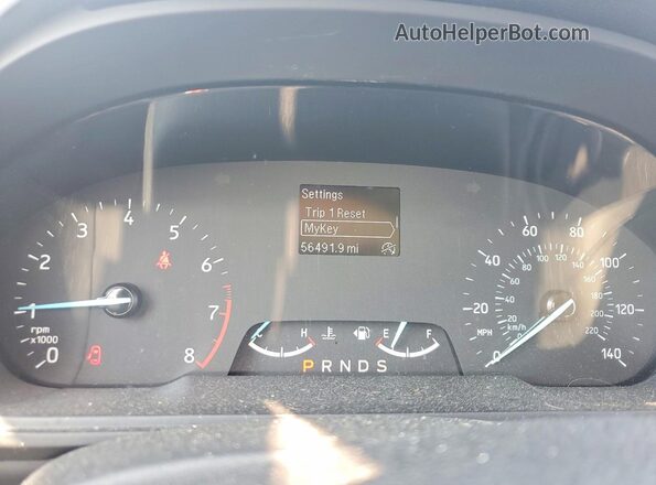 MAJ3S2FE8MC449264 2021 FORD ECOSPORT Gray Widok zestawu wskaźników