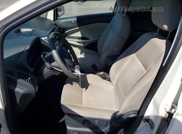 MAJ3S2FE9KC288825 2019 FORD ECOSPORT White Widok wnętrza z przodu
