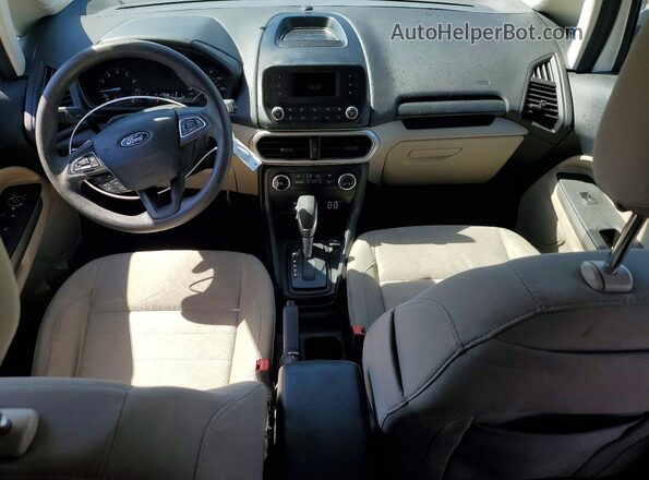 MAJ3S2FE9KC288825 2019 FORD ECOSPORT White Widok deski rozdzielczej