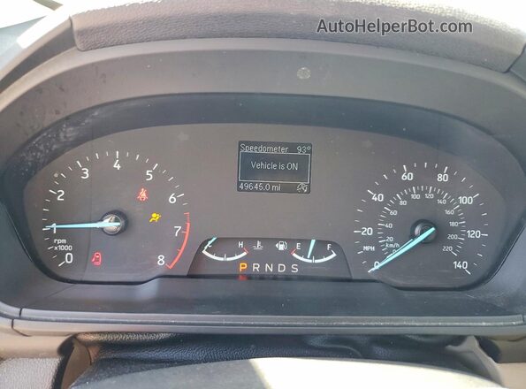 MAJ3S2FE9KC288825 2019 FORD ECOSPORT White Widok zestawu wskaźników