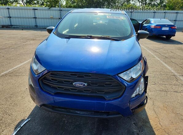 MAJ3S2FEXMC416850 2021 FORD ECOSPORT Blue Widok z przodu