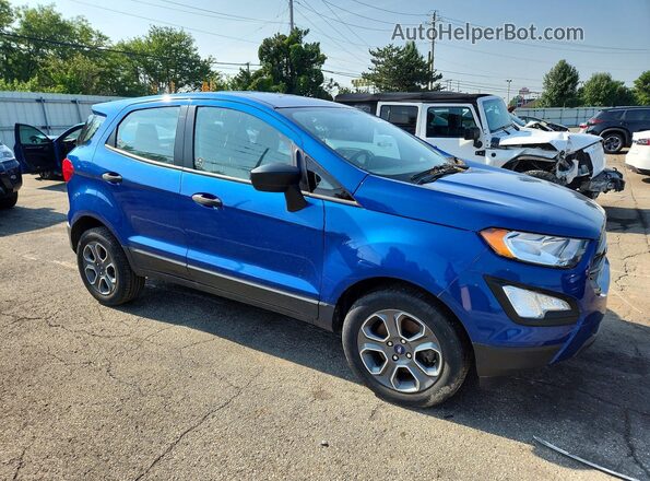 MAJ3S2FEXMC416850 2021 FORD ECOSPORT Blue Przód prawy